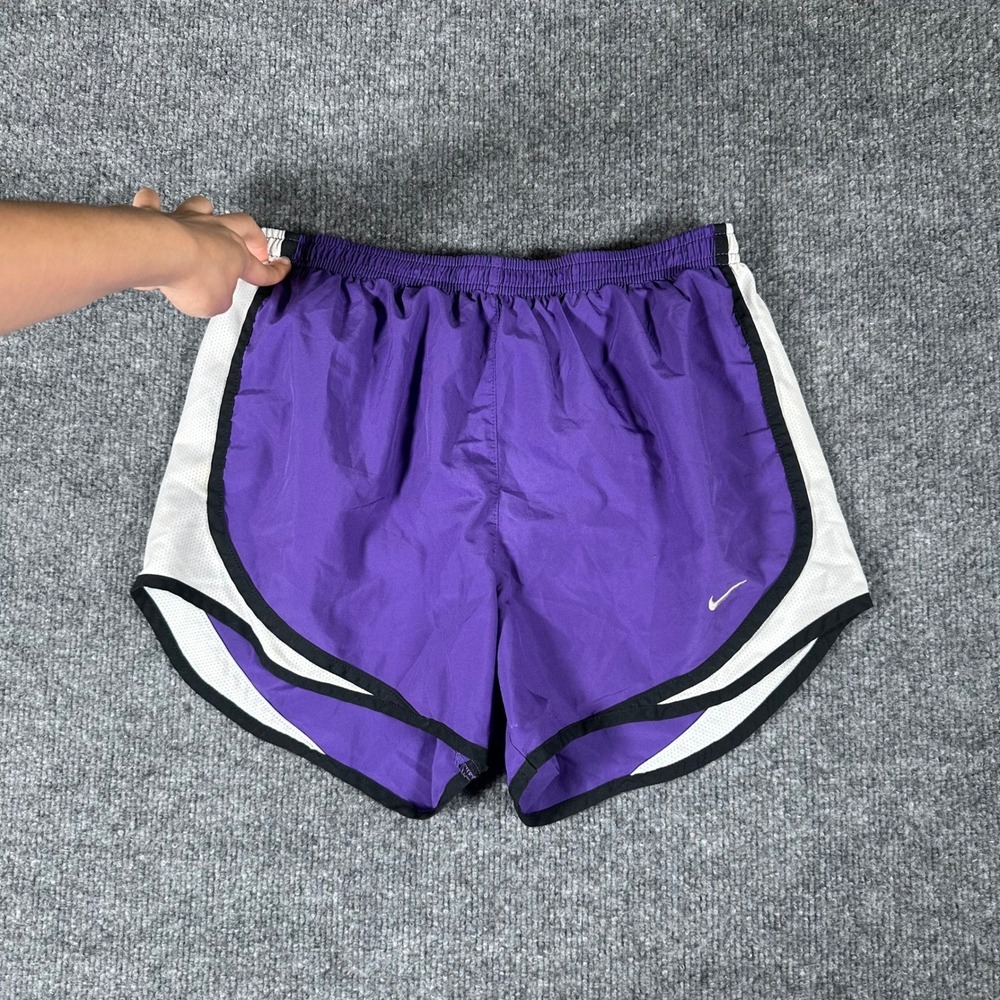 Nike Running Shorts Womens Size S Purple Dri-Fit Mesh Athletic Workout Gym